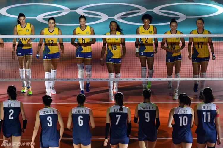 中国女排vs巴西里约