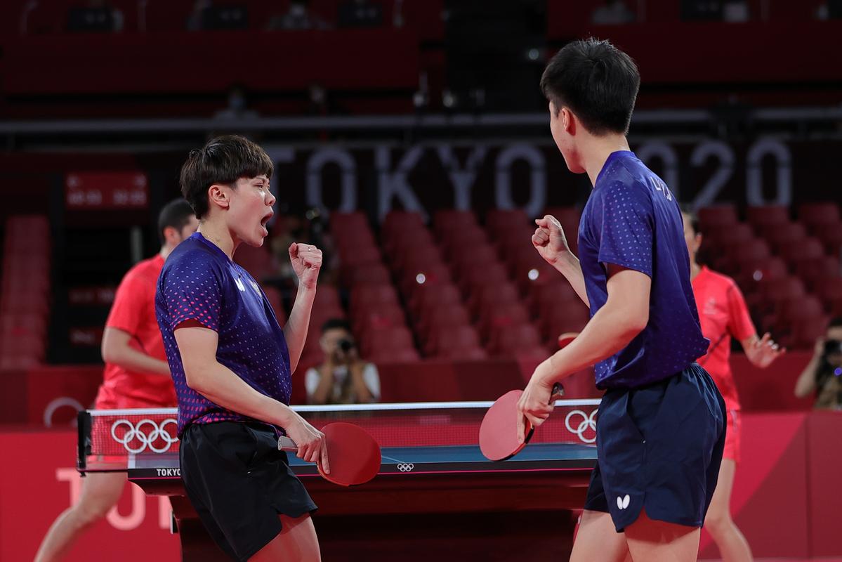 中国vs中国台北乒乓球