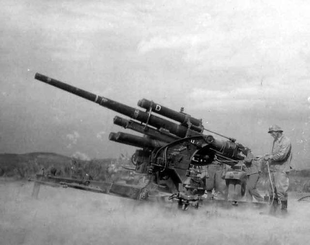 二战德国大炮vs日本大炮