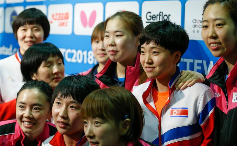 朝鲜乒乓vs中国乒乓亚运会