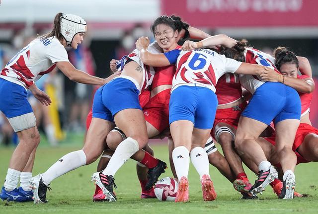 橄榄球女子中国vs法国