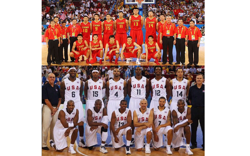 08奥运男篮中国vs美国