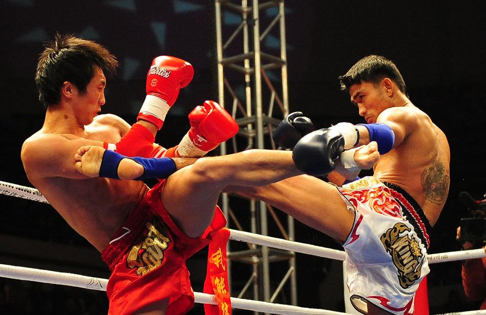 中国小伙vs泰国拳手比赛的相关图片