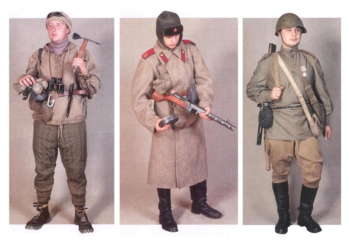 二战德国军服vs苏联军服的相关图片