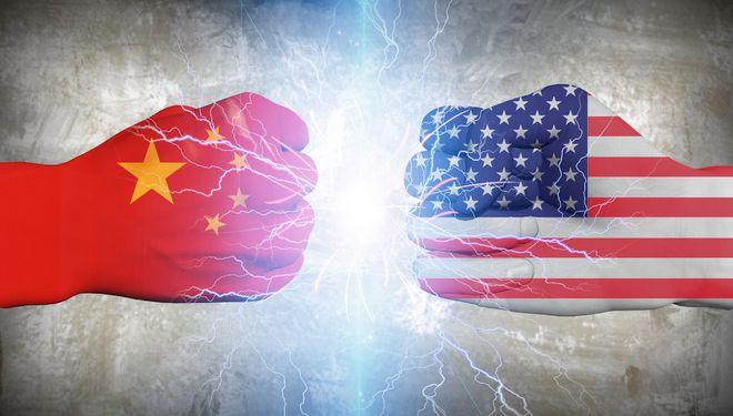掰手腕美国vs中国的相关图片